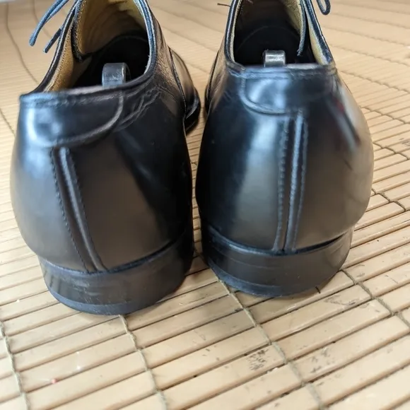 Johnston &amp; Murphy Aristocraft Black leather captoe Oxford Dress shoes men's sz 8
