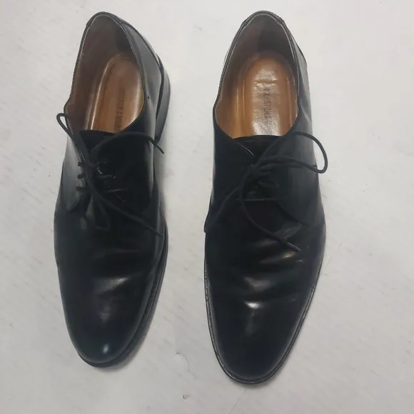 Johnston &amp; Murphy Black Oxford Dress Shoes Size 11.5M