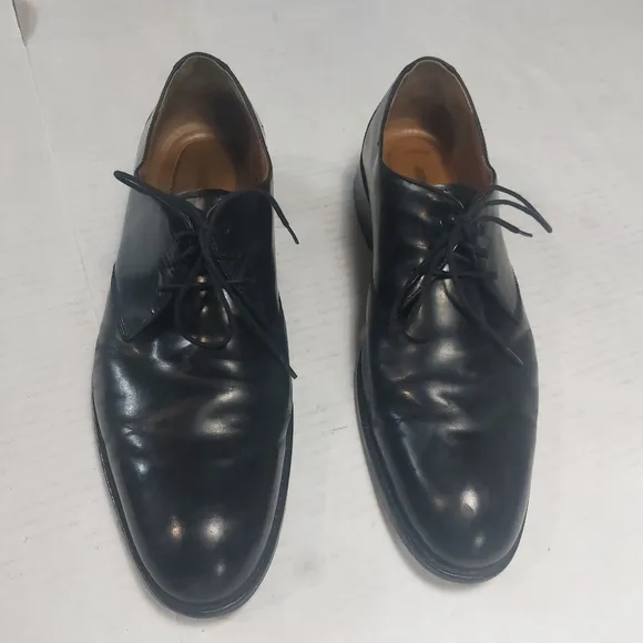 Johnston &amp; Murphy Black Oxford Dress Shoes Size 11.5M