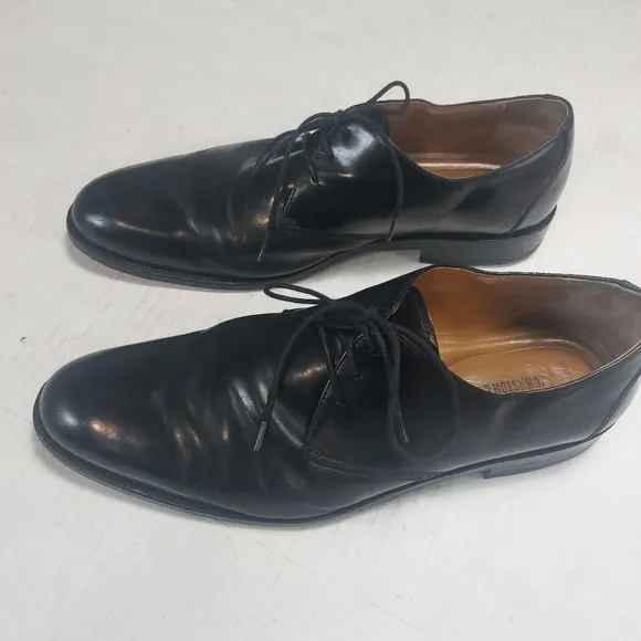 Johnston &amp; Murphy Black Oxford Dress Shoes Size 11.5M