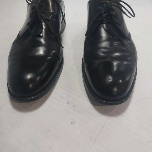 Johnston &amp; Murphy Black Oxford Dress Shoes Size 11.5M