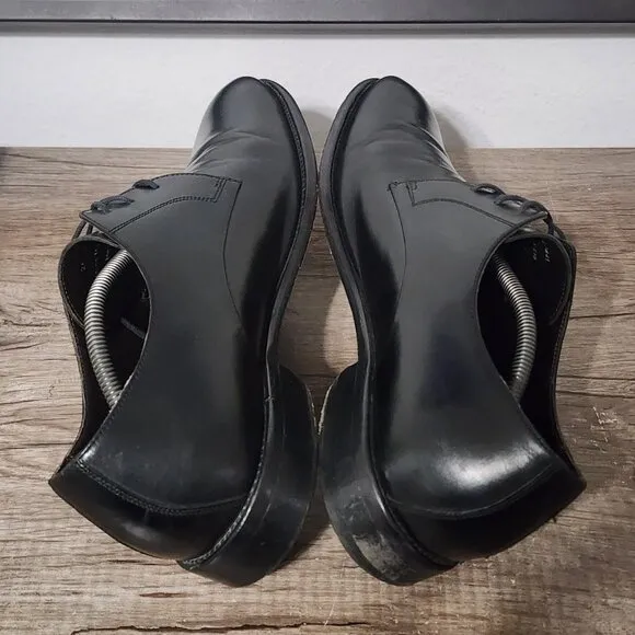 Johnston &amp; Murphy Cartwright Plain Toe Men's Dress Shoes Size 13 Black