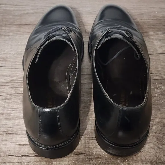 Johnston &amp; Murphy Cartwright Plain Toe Men's Dress Shoes Size 13 Black