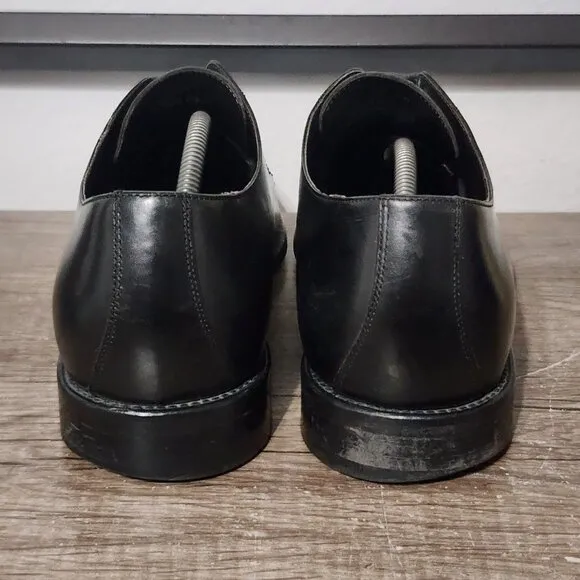 Johnston &amp; Murphy Cartwright Plain Toe Men's Dress Shoes Size 13 Black