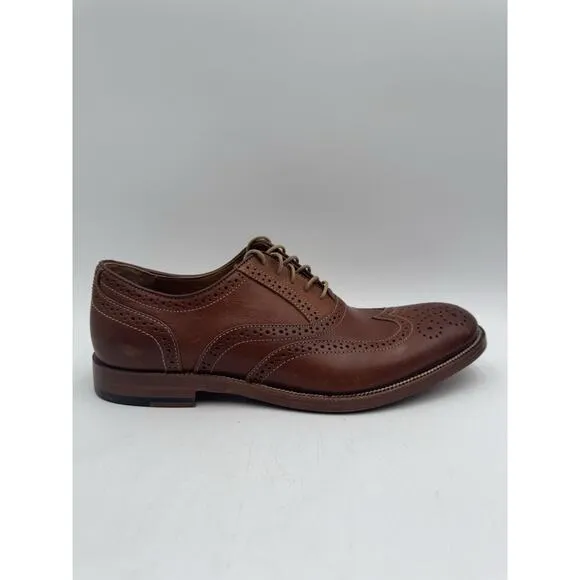 Johnston &amp; Murphy CLAYTON Men's NEW Dress Shoe Mahogany US Size 8 Medium