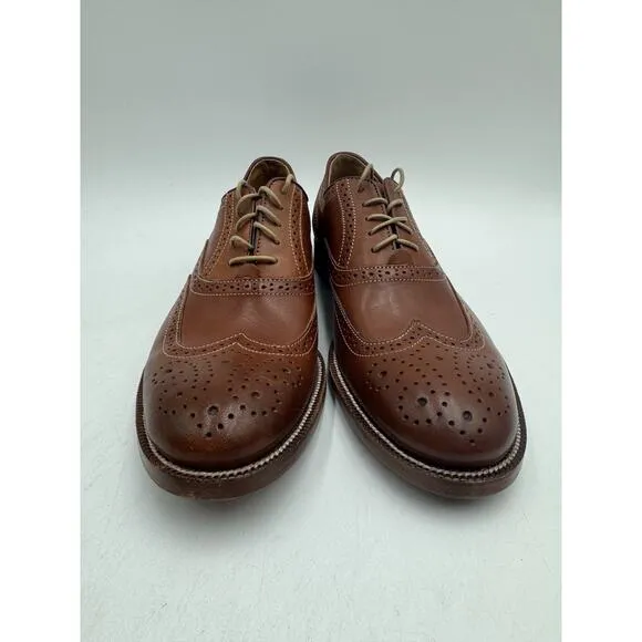 Johnston &amp; Murphy CLAYTON Men's NEW Dress Shoe Mahogany US Size 8 Medium