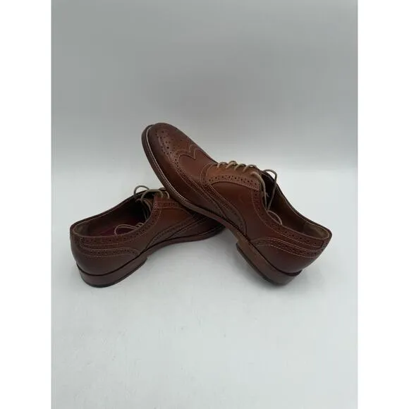 Johnston &amp; Murphy CLAYTON Men's NEW Dress Shoe Mahogany US Size 8 Medium