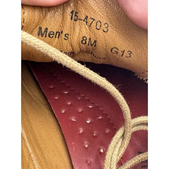 Johnston &amp; Murphy CLAYTON Men's NEW Dress Shoe Mahogany US Size 8 Medium