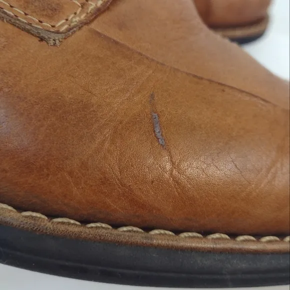 Johnston &amp; Murphy Men's brown leather dress shoes size (10 M)