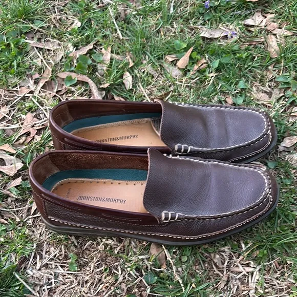 Johnston &amp; Murphy Men's Brown Loafers Size 10.5