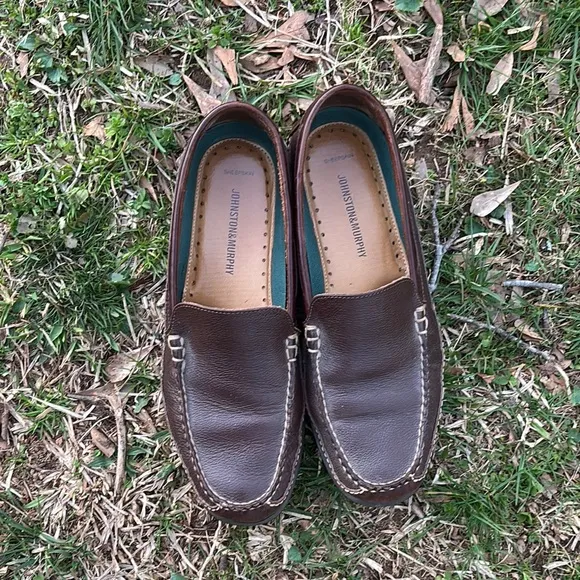 Johnston &amp; Murphy Men's Brown Loafers Size 10.5