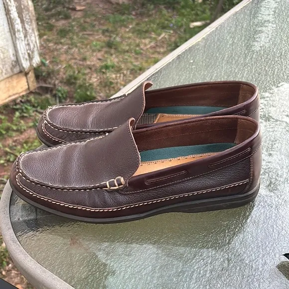Johnston &amp; Murphy Men's Brown Loafers Size 10.5