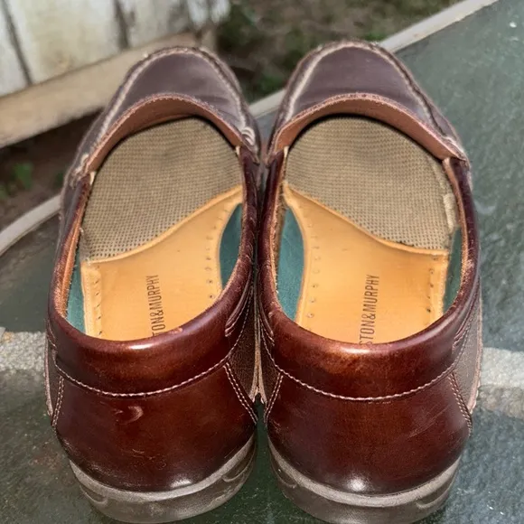 Johnston &amp; Murphy Men's Brown Loafers Size 10.5