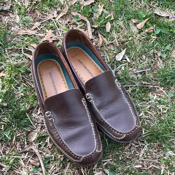Johnston &amp; Murphy Men's Brown Loafers Size 10.5