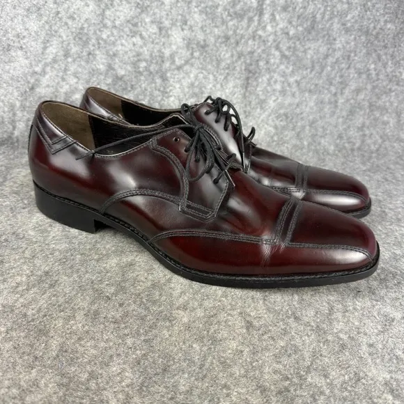 Johnston &amp; Murphy Men's Burgundy Dress Shoes 11.5M