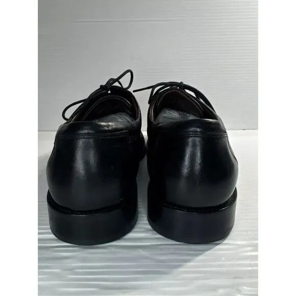 Johnston &amp; Murphy Men's Dobson Cap Toe Lace Up Oxford Shoes Black Sz 13M