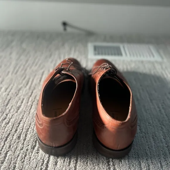 Johnston &amp; Murphy Men’s Dress Shoes - Callum Cap in Mahogany