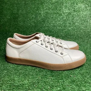 Johnston &amp; Murphy Men's White Leather Sneaker Dress Casual Shoes Size 13 M - NEW