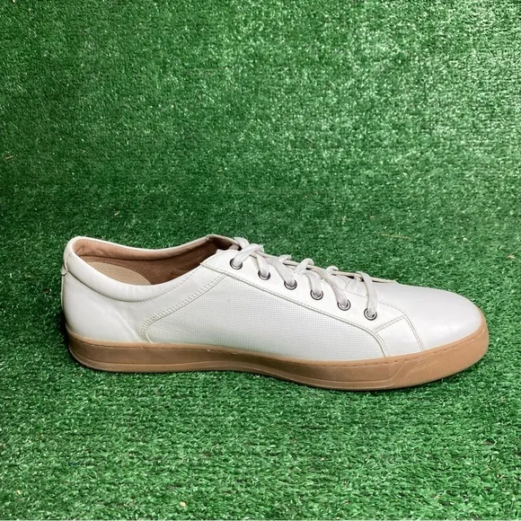 Johnston &amp; Murphy Men's White Leather Sneaker Dress Casual Shoes Size 13 M - NEW
