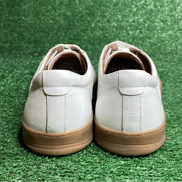 Johnston &amp; Murphy Men's White Leather Sneaker Dress Casual Shoes Size 13 M - NEW
