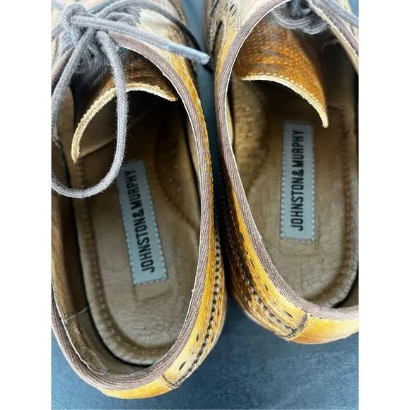 Johnston &amp; Murphy Oxford wingtip dress shoes