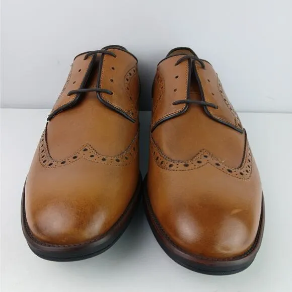 Johnston &amp; Murphy Size 10 Henrick Wingtip - Tan 15-3270 NEW