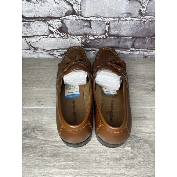 Johnston &amp; Murphy Brown Leather Kiltie Tassel Loafers Shoes Men's Sz 11M US/44EU