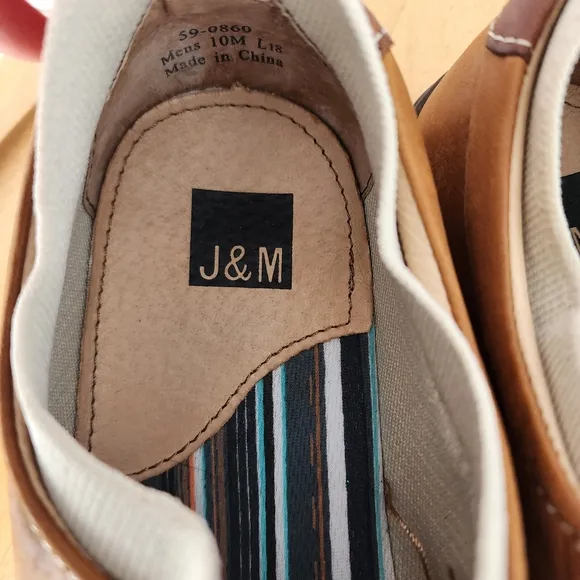 Johnston and Murphy McGuffey plain toe shoes men's size 10