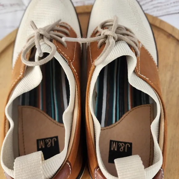 Johnston and Murphy McGuffey plain toe shoes men's size 10