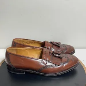 Johnston Murphy Shoes Mens Size 11 D Optima Leather Kiltie Tassel Dress Shoe