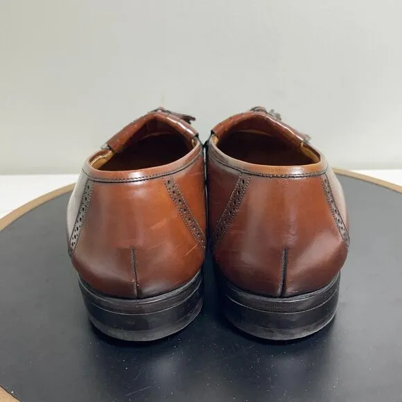 Johnston Murphy Shoes Mens Size 11 D Optima Leather Kiltie Tassel Dress Shoe