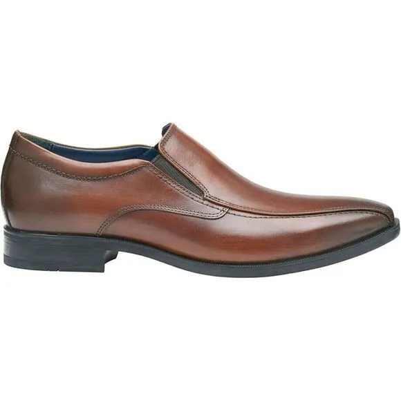 Johnston &amp; Murphy Gibbons Run-Off Men's US 8.5 Brown Leather Dress Shoes ZPO1905