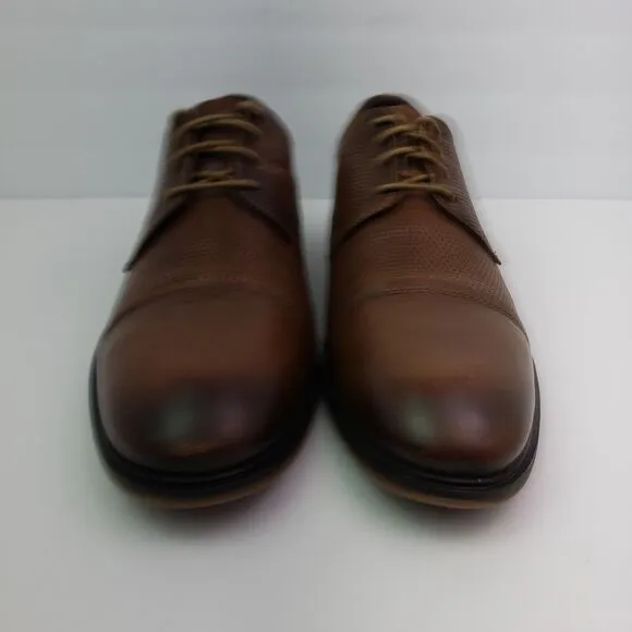 Josef Seibel Myles 05 Mens Size EU 46 US 12 Brown Leather Cap Toe Oxford Shoes