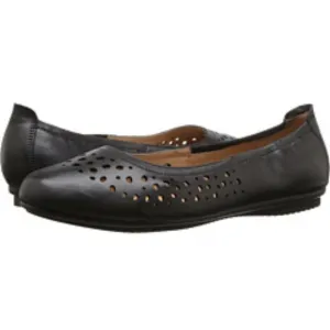 Josef Seibel Pippa Ballet Flat Womens Shoes Size EU 36 US 5.5 Die Cut Black