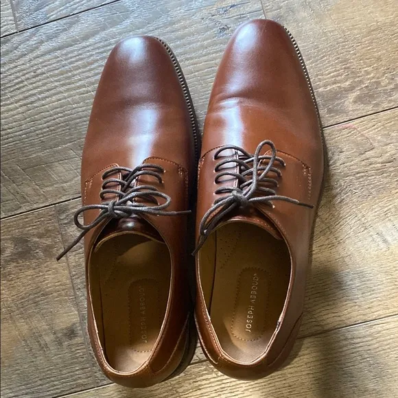 Joseph Abboud Cognac Leather Men's Dress Shoes Size 11