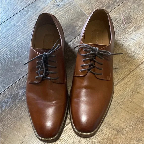 Joseph Abboud Cognac Leather Men's Dress Shoes Size 11