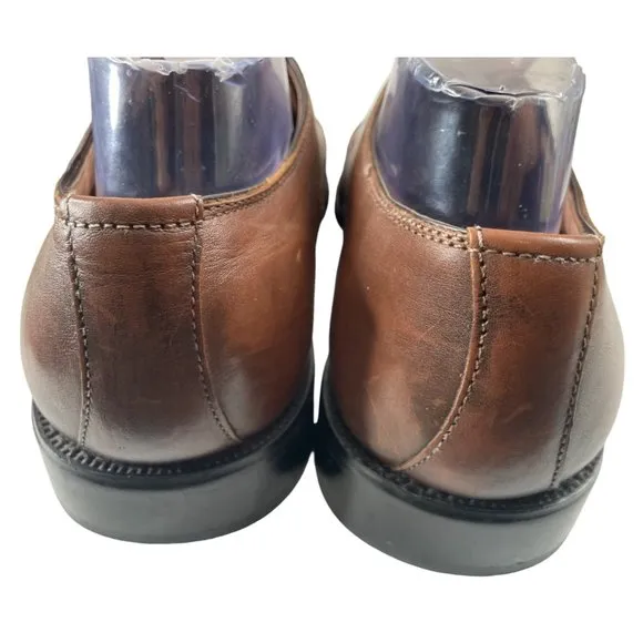 Joseph Abboud Men's Brown Leather Cap Toe Derby Dress Shoes Size 12 (61-91102)