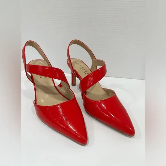 Journee Collection Scarlett Pointed‎ Toe Stiletto Heel Pumps. Size 9. Color: RED