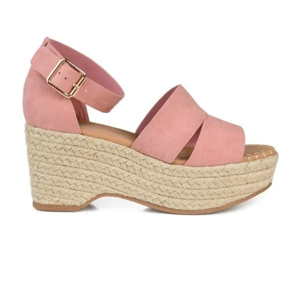 JOURNEE COLLECTION Takara Espadrille Sandals SIZE 9 NIB