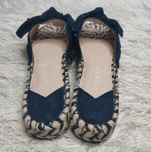 J/slides NIB espadrilles suede Sandals sz 9