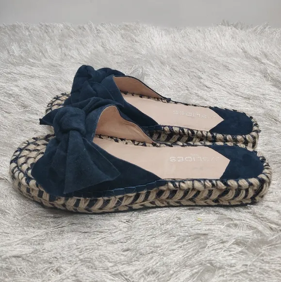 J/slides NIB espadrilles suede Sandals sz 9