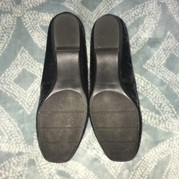 Karen Scott fabric black ballet shoes