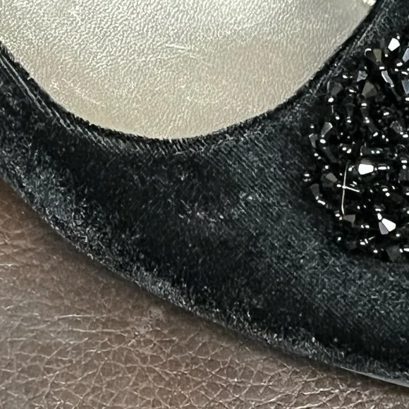 Karen Scott fabric black ballet shoes