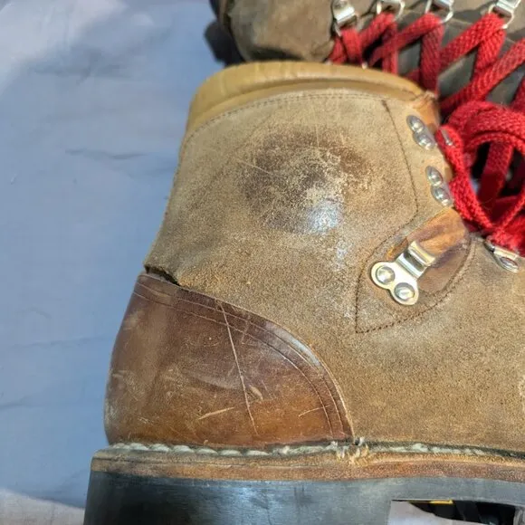 KASTINGER AUSTRIA LEATHER BROWN MOUNTAINEERING BOOTS SIZE 11