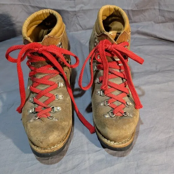 KASTINGER AUSTRIA LEATHER BROWN MOUNTAINEERING BOOTS SIZE 11