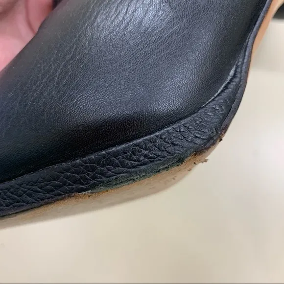 Kate Spade Bridgette Women’s Black Leather Platform  Heeled Ankle Booties Boots