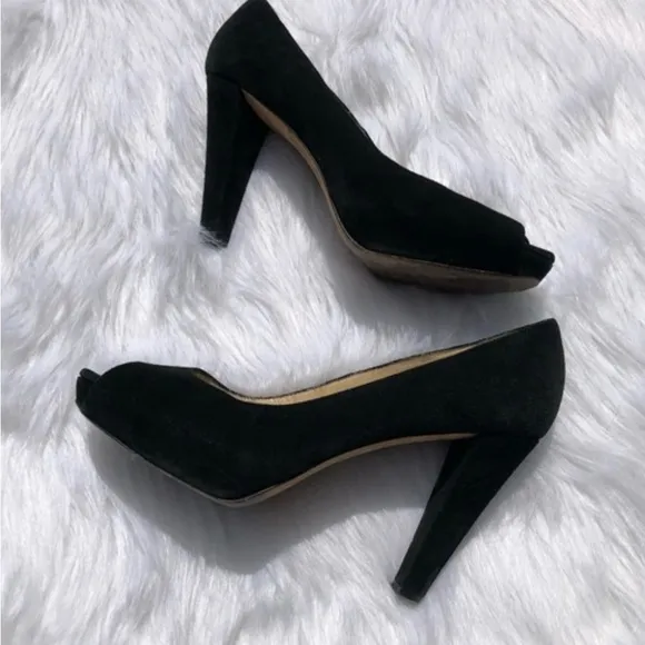 Kate Spade Peep Toe Black Women's Shoes