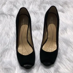 Kate Spade Peep Toe Black Women's Shoes