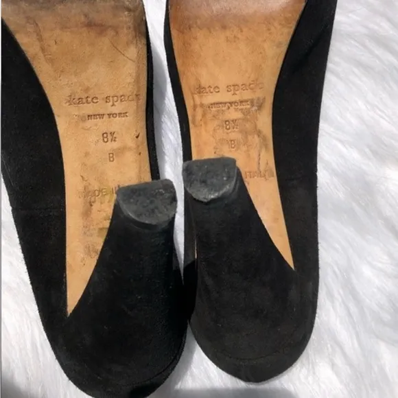 Kate Spade Peep Toe Black Women's Shoes