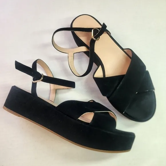 🌸Kate Spade | Suede Platform Sandals size 10